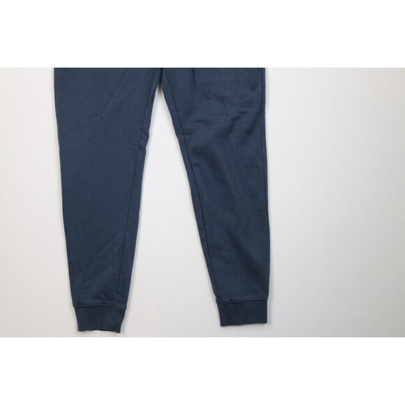 Vintage Y2K Hurley Surfing Mens Large Faded Cuffed Sweatpants Joggers Steel Blue - Picture 4 of 15